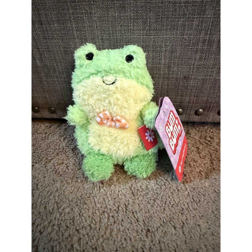 Bum Bumz Felice Frog Series 2 SpringBumz 4.5" MINI Plush NEW 2025 Easter